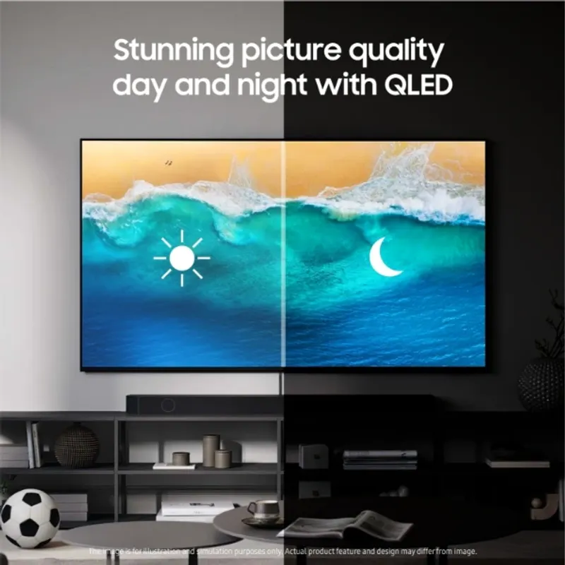 Samsung TQ55Q8FAAU 55" 4K Ultra HD QLED Quantum Dot Dual LED Smart TV