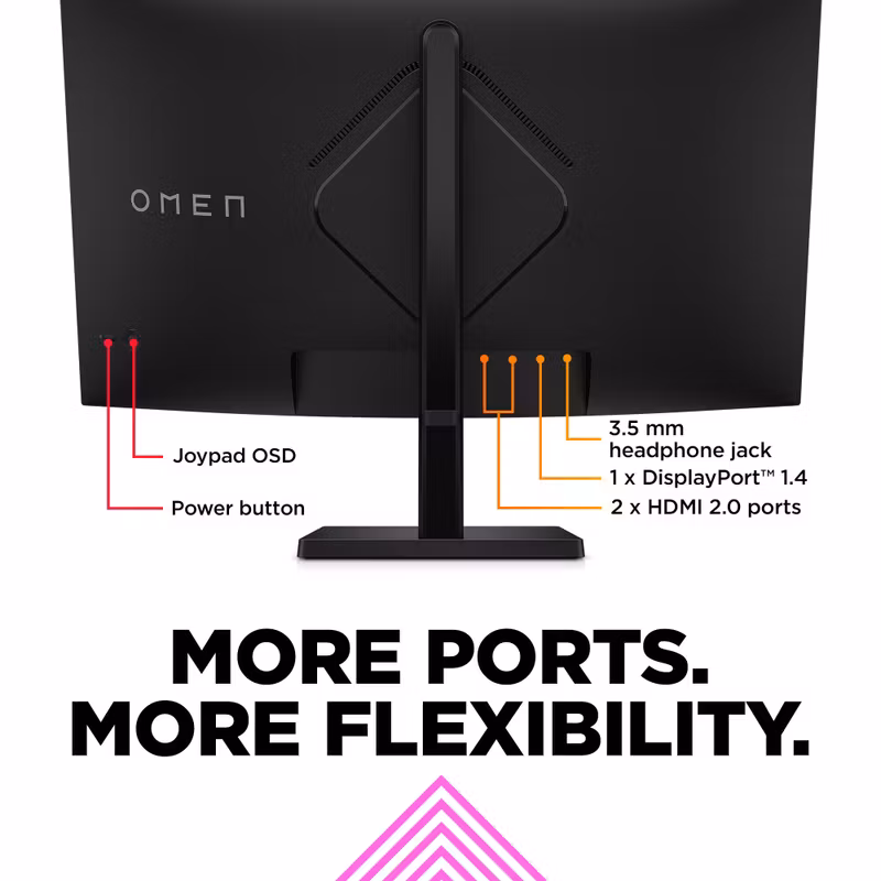 OMEN by HP 32c 31.5" VA 2560 x 1440 QHD 165Hz Curved Gaming Monitor