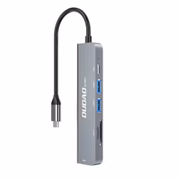 Dudao A15H 6-in-1 Type-C Adapter Dockningstation