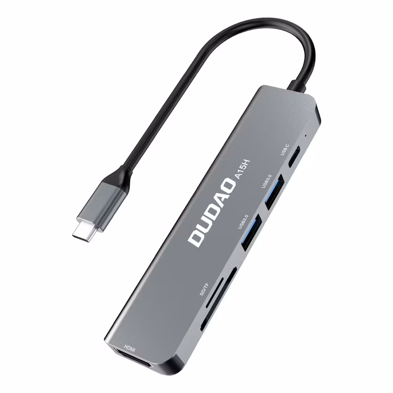 Dudao A15H 6-in-1 Type-C Adapter Dockningstation