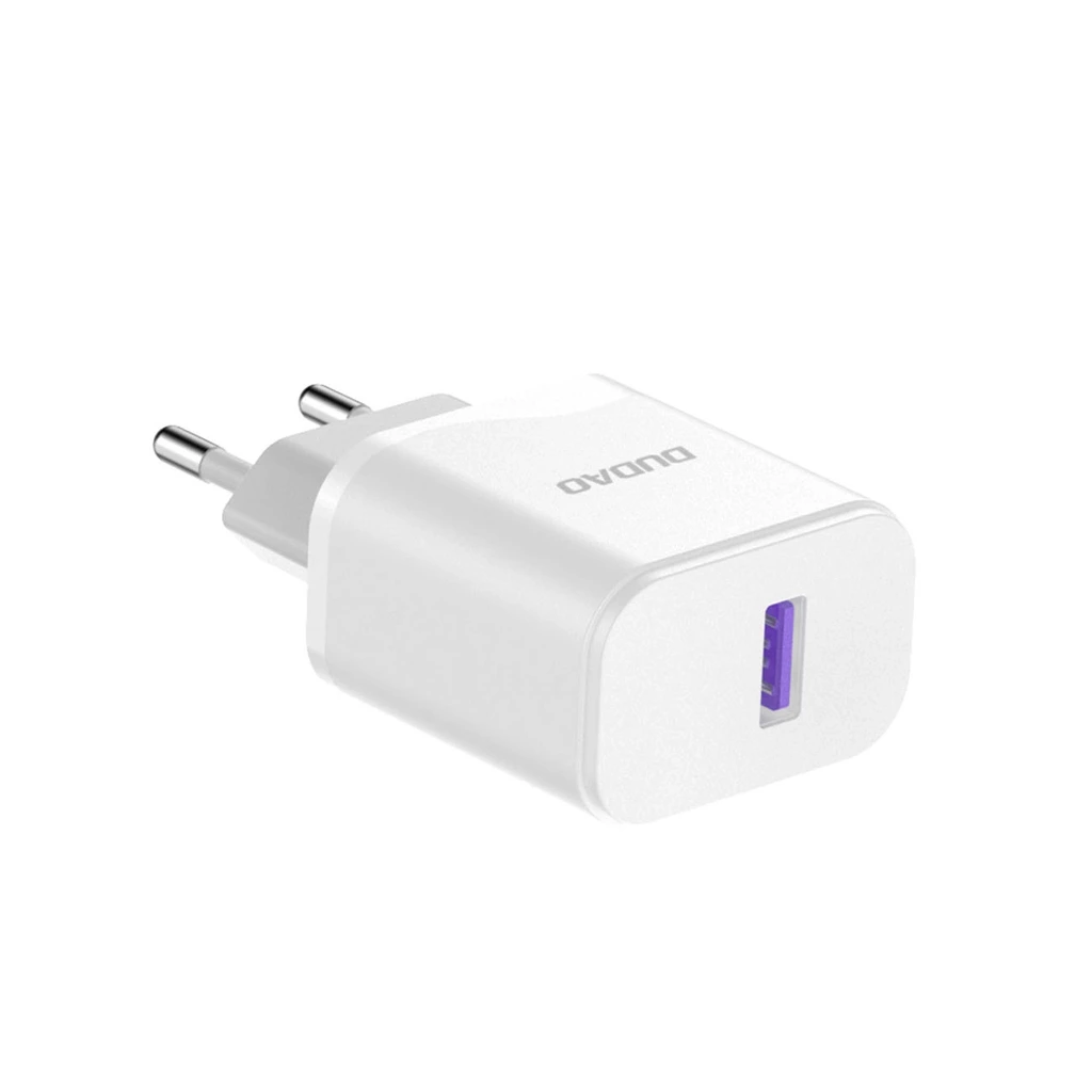 Dudao A20EU Adapter 18Watt 1xUSB-A Laddare Vit