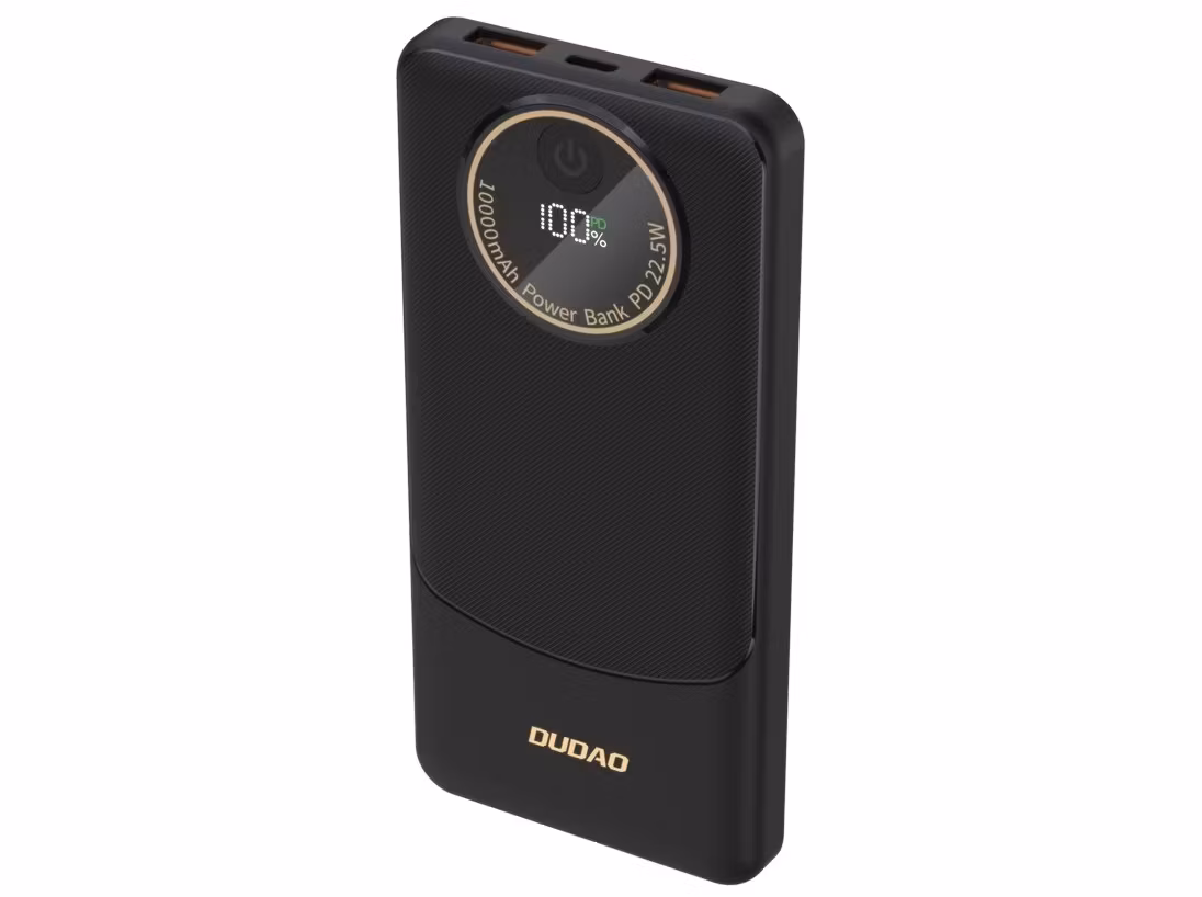 Dudao K12 powerbank 10000mAh 22.5 Watt Svart