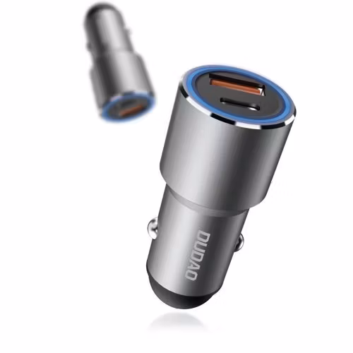Dudao R4PQ Billaddare 22,5Watt 1xUSB-C + 1xUSB-A Svart