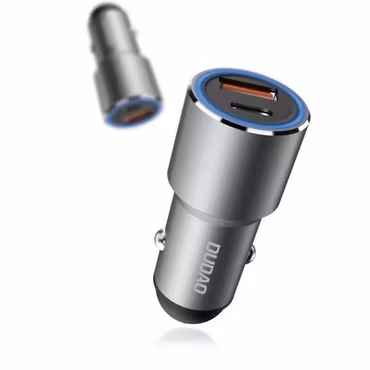 Dudao R4PQ Billaddare 22,5Watt 1xUSB-C + 1xUSB-A Svart