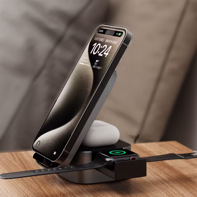 Dudao A11Pro+ 3in1 Trådlös Ställning 15W Laddare