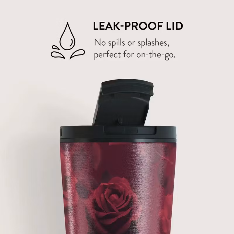 Burga Femme Fatale 500 ml Termosmugg med lock och sugrör i rostfritt stål