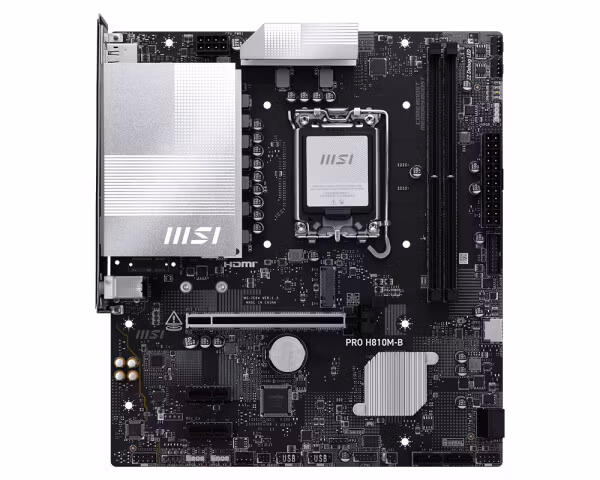 MSI PRO H810M-B motherboard Intel H810 LGA 1851 (Socket V1) micro ATX