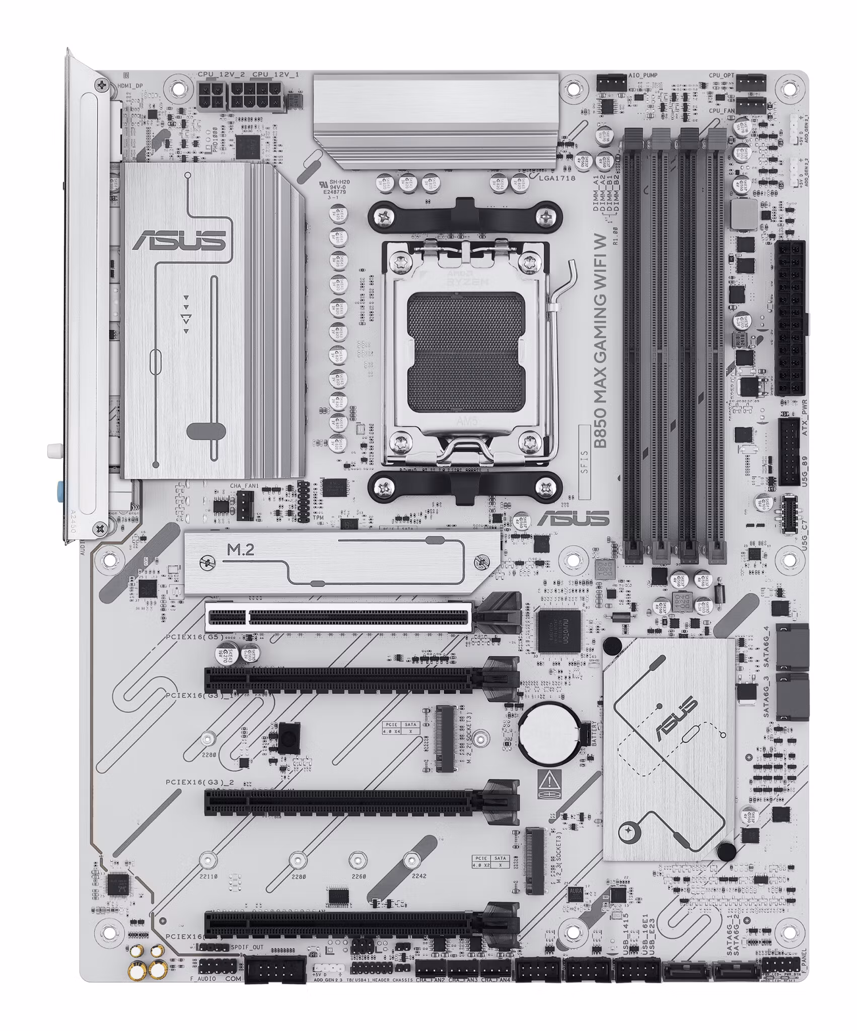 ASUS B850 MAX GAMING WIFI W AMD B850 Socket AM5 ATX Moderkort