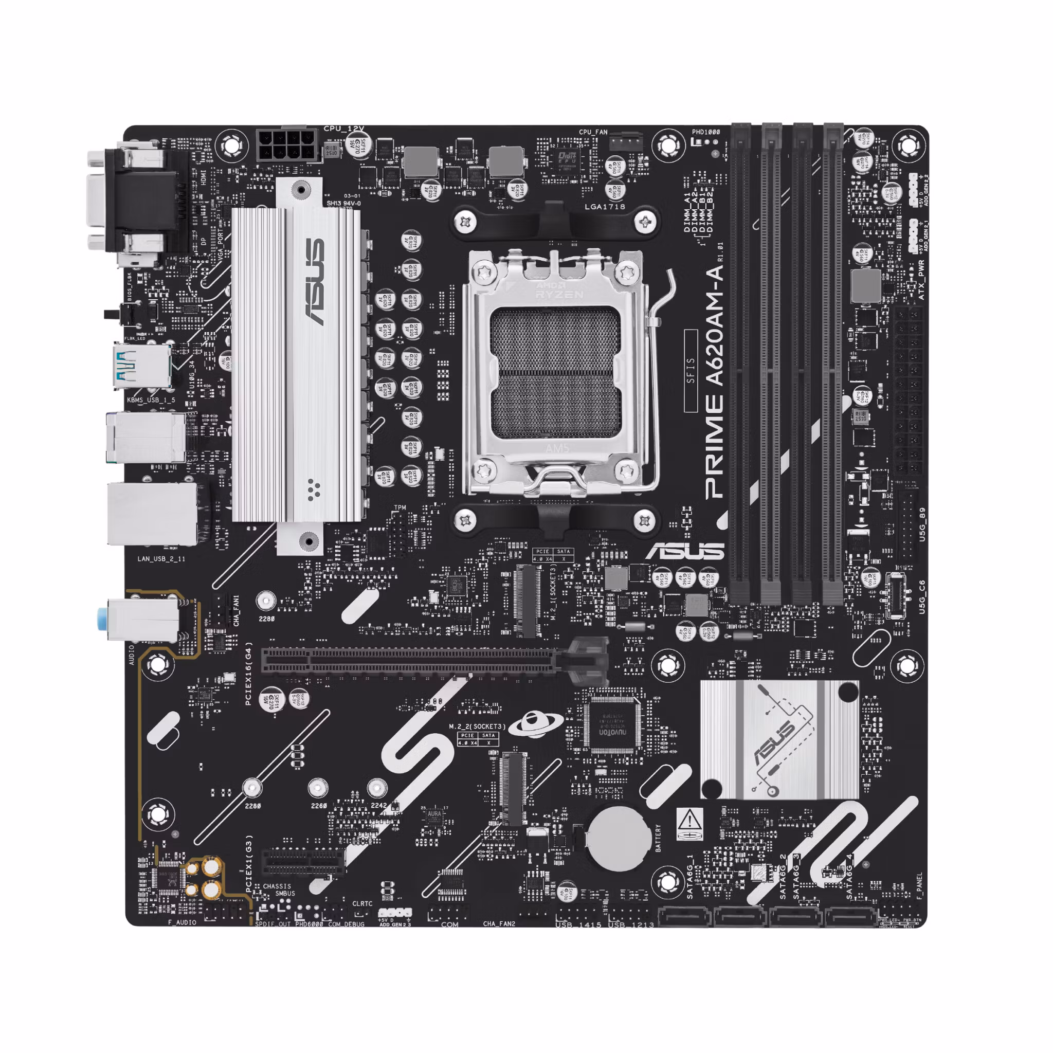 ASUS PRIME A620AM-A-CSM AMD A620A Socket AM5 micro ATX