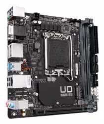 GIGABYTE H610I DDR4 Motherboard - Supports Intel Core 14th CPUs, 4+1+1 Hybrid Digital VRM, up to 3200MHz DDR4, 1xPCIe 3.0 M.2, GbE LAN, USB 3.2 Gen 1