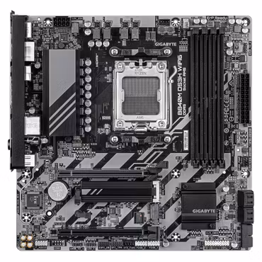 GIGABYTE B840M DS3H WIFI6 Motherboard - AMD Ryzen 9000 CPUs, 8+2+2 Phases VRM, up to 8200MHz DDR5, 2xPCIe 4.0 M.2, Wi-Fi 6, 2.5GbE LAN, USB 3.2 Gen 1
