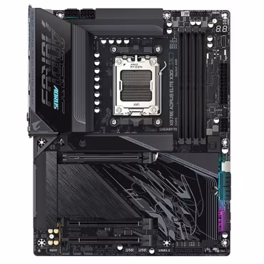 GIGABYTE X870E AORUS ELITE X3D Motherboard - Supports AMD Ryzen 9000 CPUs, 16+2+2 Phases Digital VRM, up to 9000Hz DDR5 (OC), 2xPCIe 5.0 + 2xPCIe 4.0, Wi-Fi 7, 5GbE LAN, USB 4