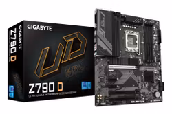 GIGABYTE Z790 D Motherboard - Supports Intel Core 14th Gen CPUs, 12+1+１ Phases Digital VRM, up to 7600MHz DDR5 (OC), 3xPCIe 4.0 M.2, 2.5GbE LAN, USB 3.2 Gen 2