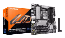 GIGABYTE B860M DS3H WIFI6E Motherboard - Intel Core Ultra Series CPUs, 5+1+2+1 Phases VRM, up to 9066MHz DDR5, 1xPCIe 5.0 + 1xPCIe 4.0 M.2, 2.5GbE LAN, WIFI 6E, USB 3.2 Gen 2