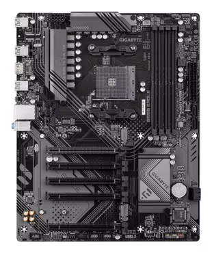 GIGABYTE B550 EAGLE Motherboard - AMD Ryzen 5000 G-Series CPUs, 10+3+1 Phases VRM, up to 3200MHz DDR4, 1xPCIe 4.0 + 1xPCIe 3.0 M.2, 1GbE LAN, USB 3.2 Gen 2