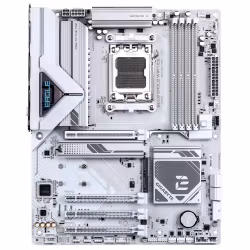 GIGABYTE B850 EAGLE WIFI7 ICE Motherboard - AMD Ryzen 9000 Series CPUs, 8+2+2 Phases Digital VRM, up to 8200MHz DDR5 (OC), 1xPCIe 5.0 + 2xPCIe 4.0 M.2, WIFI 7, 2.5 GbE LAN, USB 3.2 Gen 2
