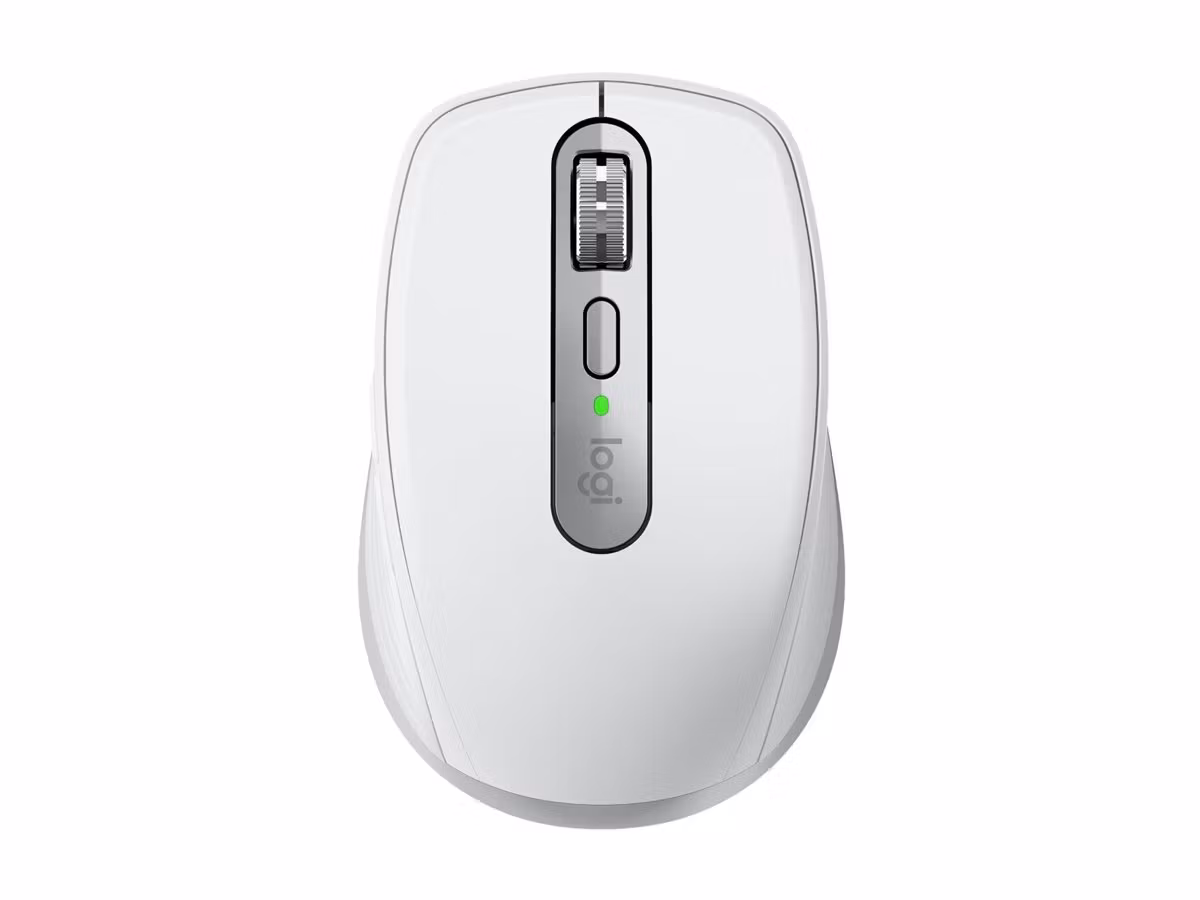Logitech MX Anywhere 3S för Mac trådlös mus Pale Grey