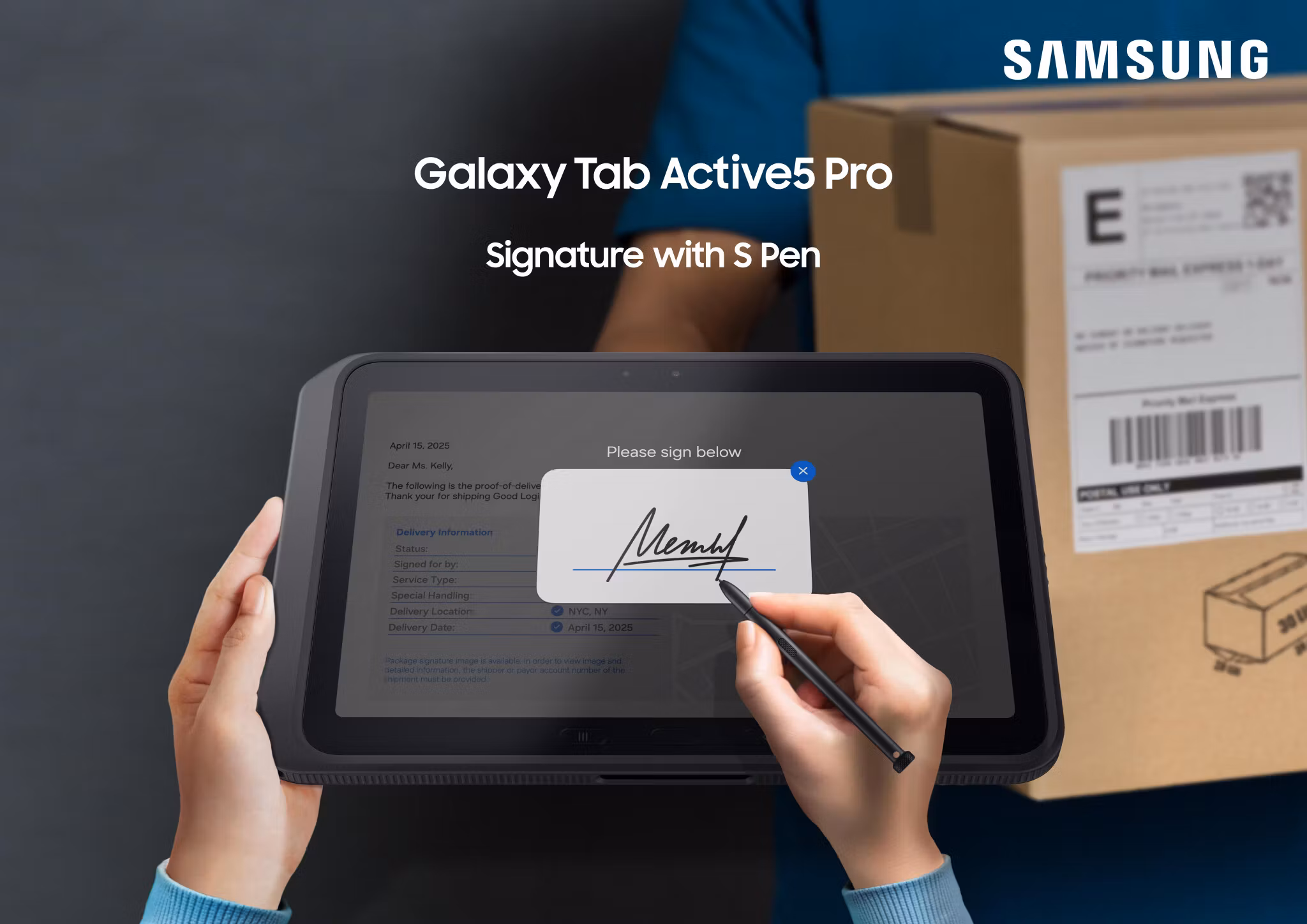 Samsung Galaxy Tab Active5 Pro Enterprise Edition 10.1"  8GB 256GB Svart Grön