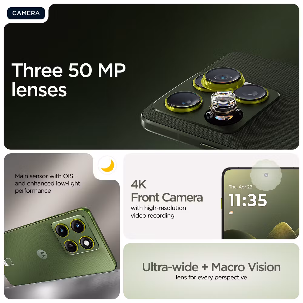 Motorola Edge 70 6.67" 5G 12GB 512GB Pantone bronze green