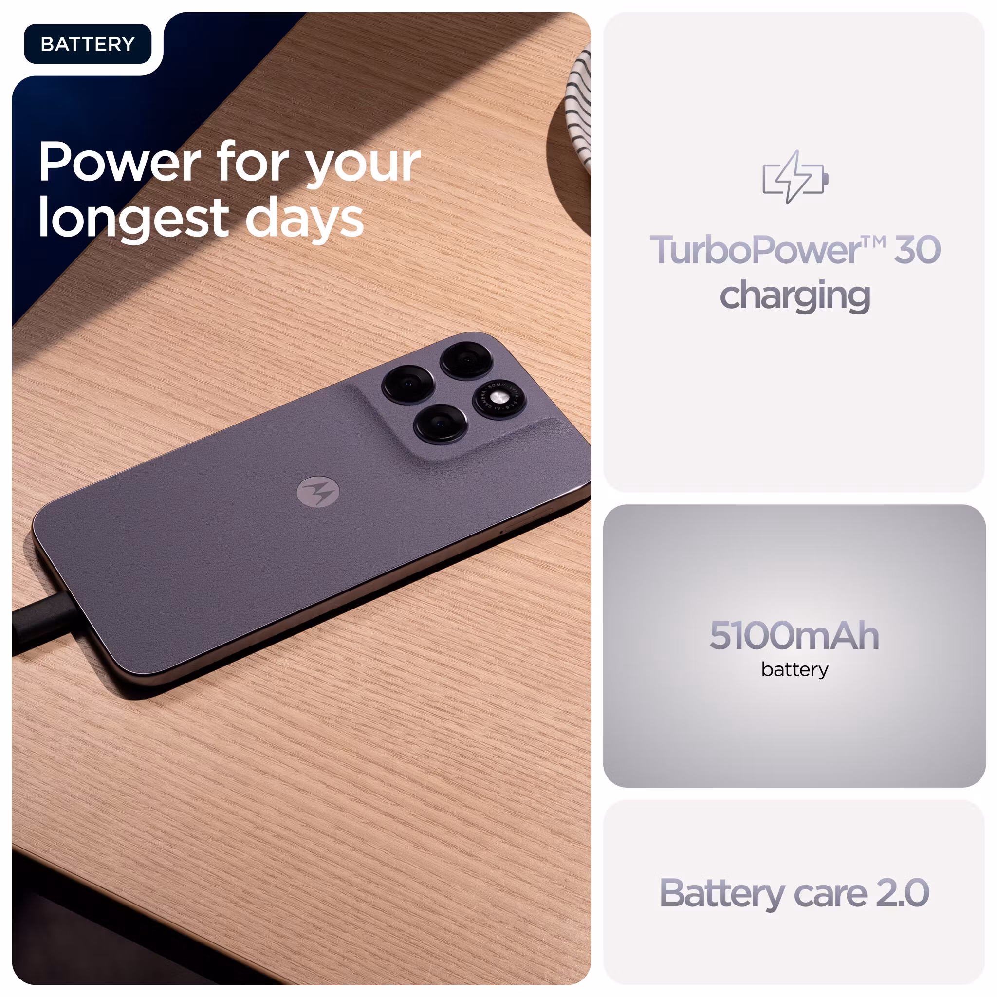 Motorola moto g67 6.8" 5G 4GB 128GB Grå