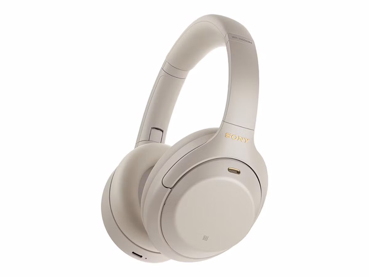 Sony WH-1000XM4 Brusreducerande trådlösa hörlurar silver