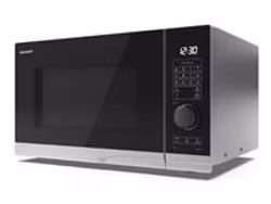 Sharp Premium series YC-PG284AE-S Mikrovågsugn med grill Fristående 900W 28liter Silver