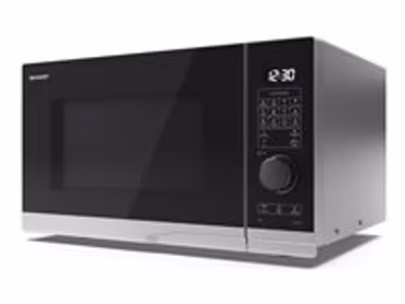 Sharp Premium series YC-PG284AE-S Mikrovågsugn med grill Fristående 900W 28liter Silver