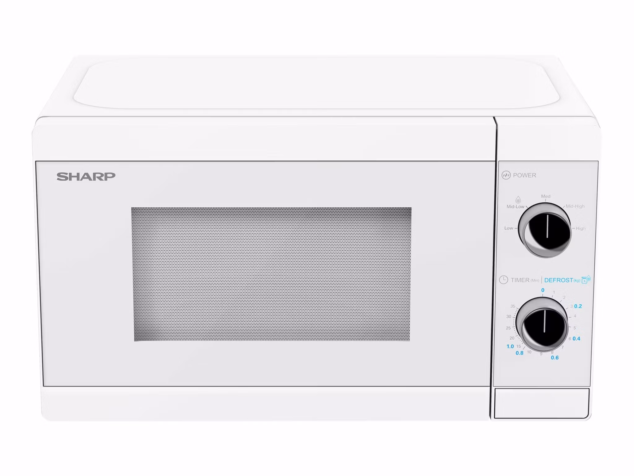 Sharp YC-MS01E-C Mikrovågsugn 20 liter 800 W Kristallvit