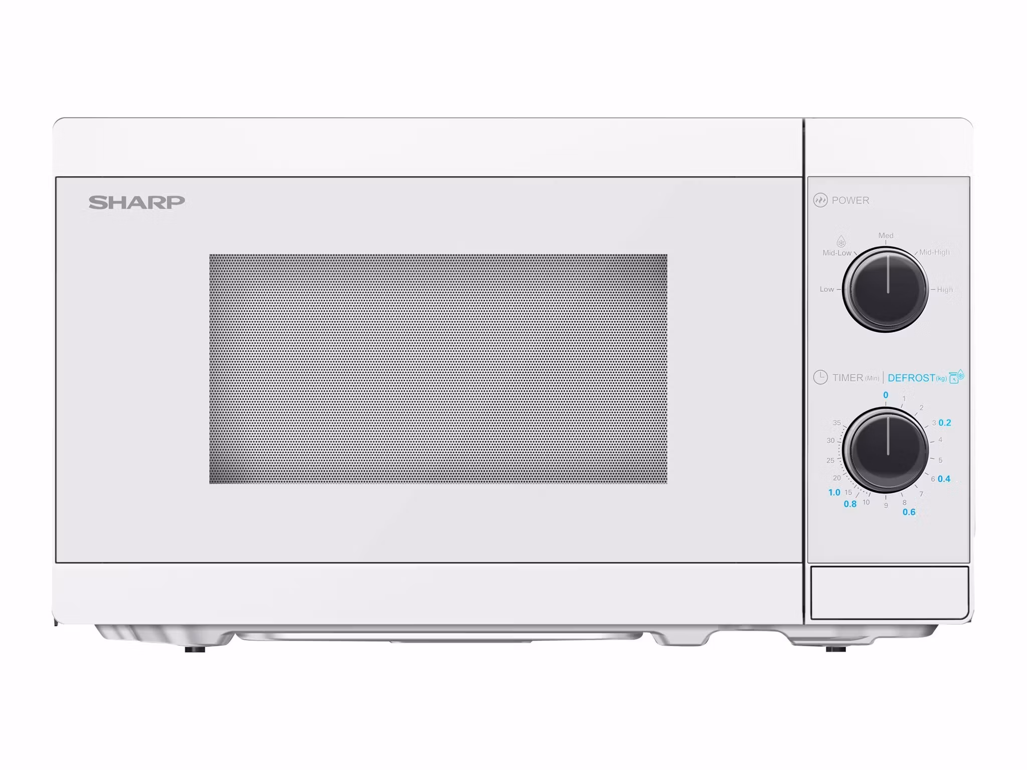 Sharp YC-MS01E-C Mikrovågsugn 20 liter 800 W Kristallvit