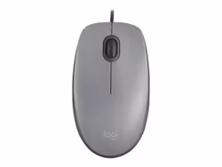 Logitech M110 Silent Optisk Mus med Sladd Grå