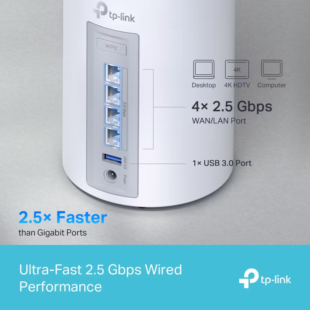 TP-Link Deco BE65 V1 - Wi-Fi-system Wi-Fi 7 Multi-Band Router