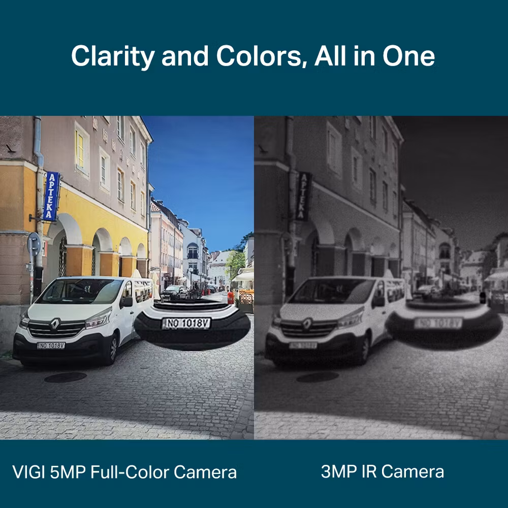 TP-Link VIGI 5MP Full-Color Dome Övervakningskamera