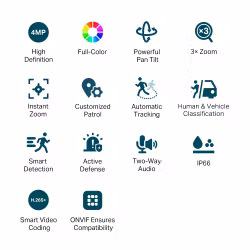 TP-Link VIGI C540V V1 4MP Utomhus Övervakningskamera