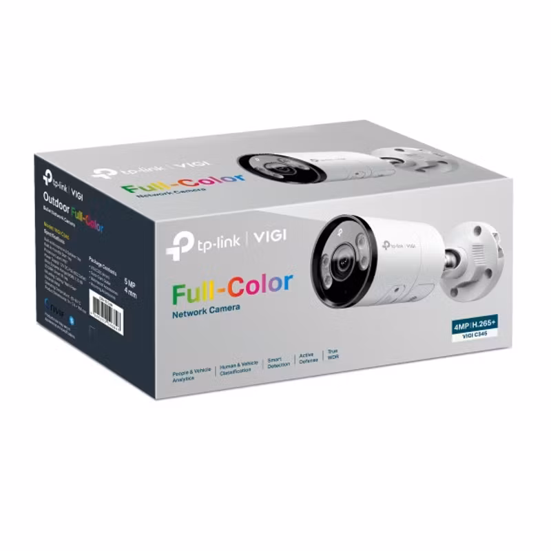 TP-Link VIGI C345 V1 Bullet IP Övervakningskamera Utomhus 2688 x 1520 pixels Vit