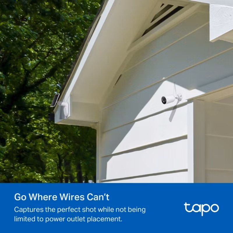 Tapo C425 KIT Tapo Smart Trådlös Övervakningskamera med Solpanel