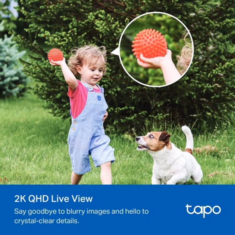 Tapo C425 KIT Tapo Smart Trådlös Övervakningskamera med Solpanel