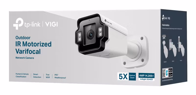 TP-Link VIGI InSight S345ZI V1 Bullet IP Övervakningskamera Utomhus 2688 x 1520 pixels Vit