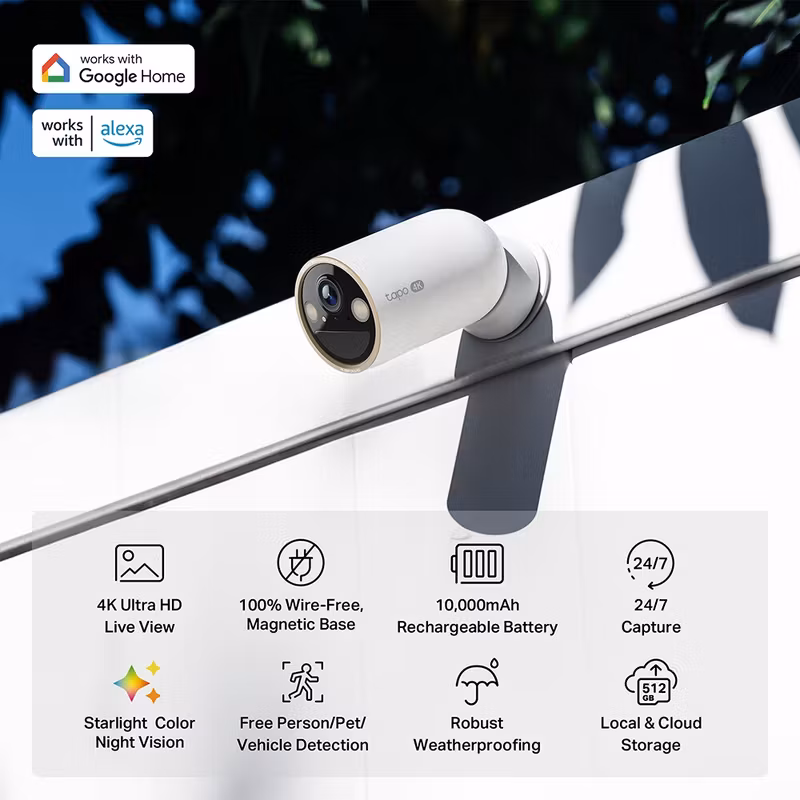TP-Link Tapo C460 4K UHD (3840x2160) Övervakningskamera Inomhus/Utomhus
