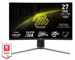 MSI MAG 276CPXF 27" Rapid VA Full HD LCD Gamingskärm