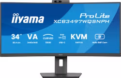 iiyama ProLite XCB3497WQSNPH-B1 34" VA UltraWide Quad HD LED Gamingskärm