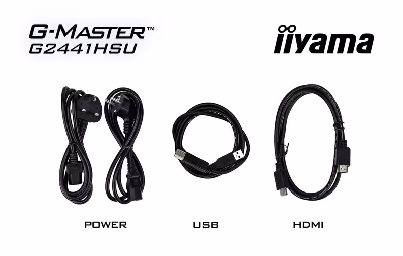 iiyama G-MASTER Black Hawk G2441HSU-B1 24" IPS 1920 x 1080 pixels LED Gamingskärm