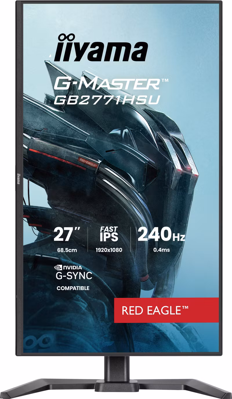 iiyama G-MASTER Red Eagle GB2771HSU-B1 27" Fast IPS 1920 x 1080 pixels Full HD Gamingskärm