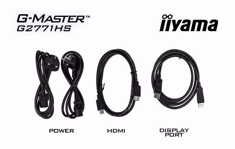 iiyama G-MASTER Red Eagle G2771HS-B1 27" Fast IPS  1920 x 1080 pixels Full HD Gamingskärm