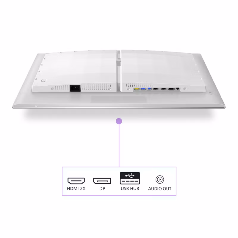 Philips Evnia 8000 27M2N8500 27" 2560 x 1440 (2K) pixels Quad HD QD-OLED Gamingskärm Vit
