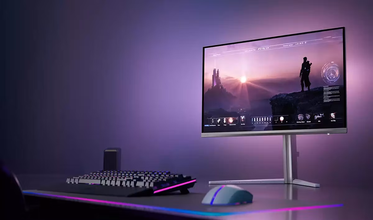 Philips Evnia 8000 27M2N8500 27" 2560 x 1440 (2K) pixels Quad HD QD-OLED Gamingskärm Vit