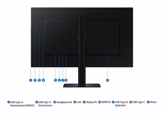 Samsung ViewFinity S8 S27D804UEU 27" VA 3840 x 2160 LED Monitor