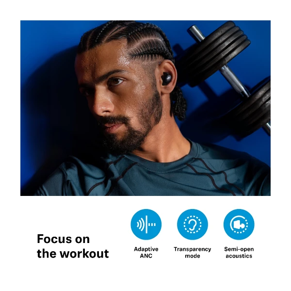 Sennheiser Momentum Sport True Wireless Svart