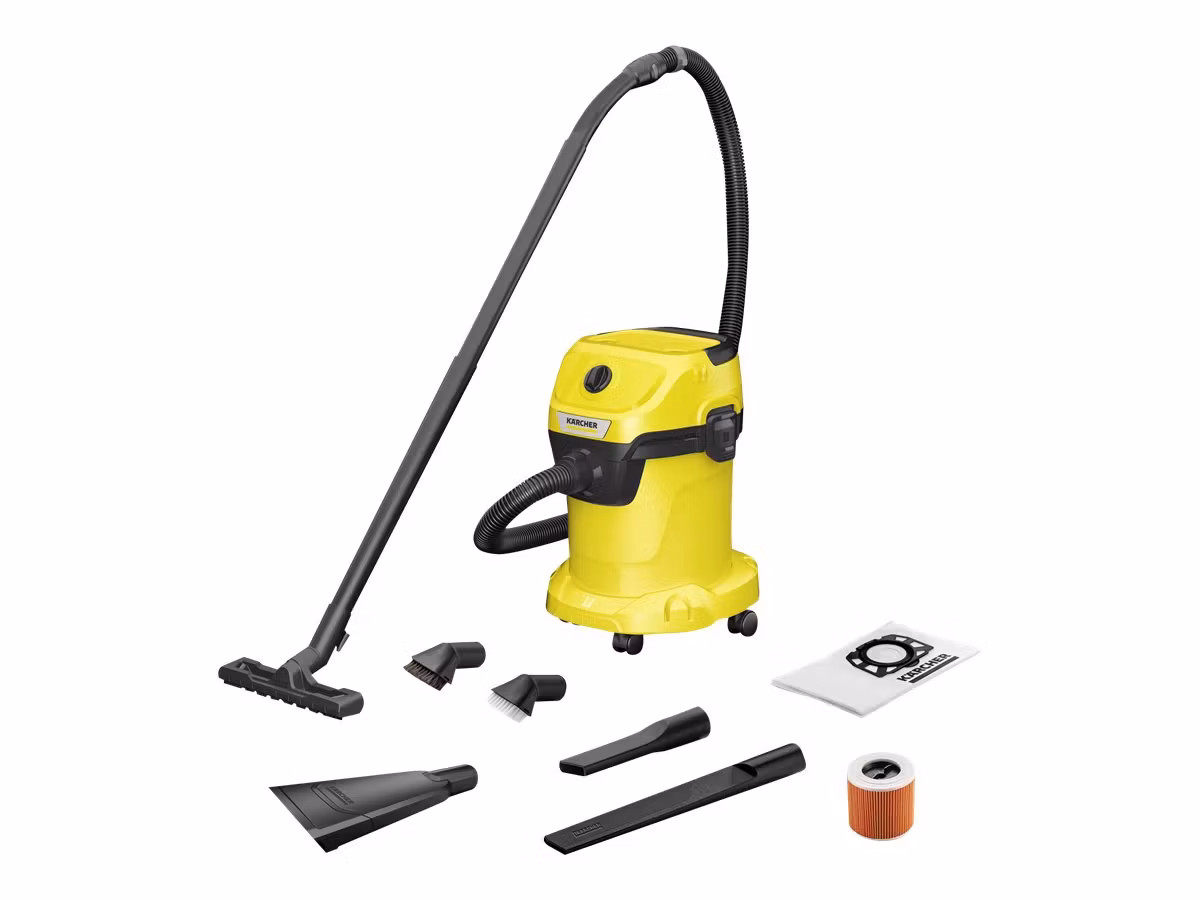Kärcher WD 3 V-17/6/20 Car Dammsugare Gul