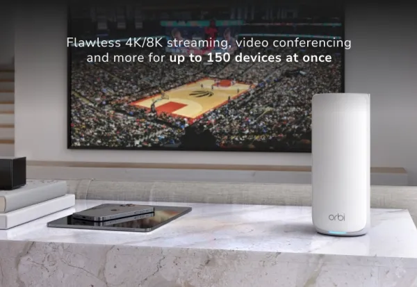 Netgear Orbi 870 Series Tri-Band WiFi 7 Mesh 2-Pack Router