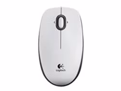 Logitech B100 Optical USB Mouse White